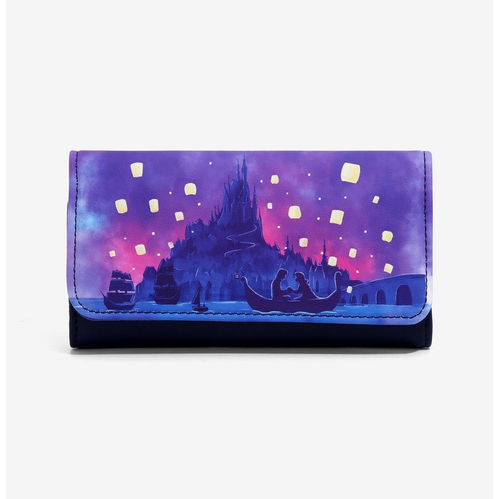 Loungefly Disney Tangled Lanterns Flap Wallet